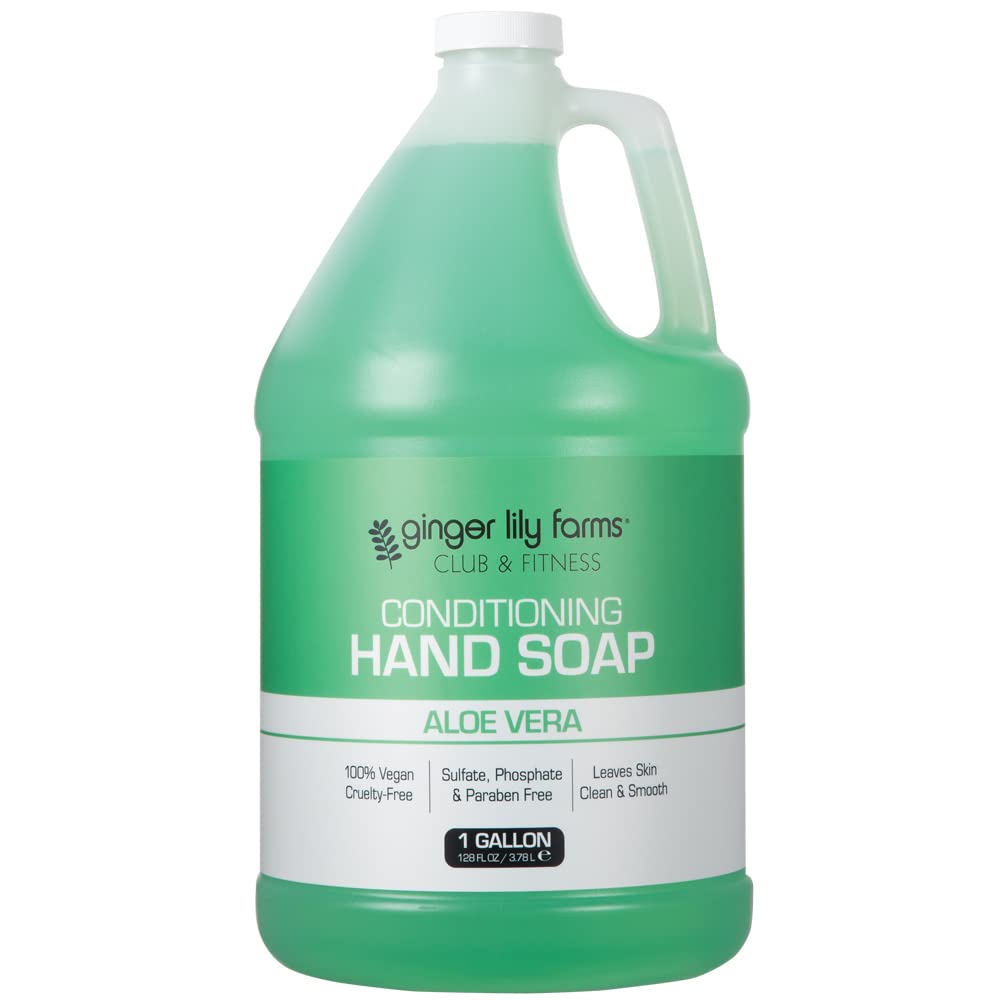 Club & Fitness Hand Soap, 128oz, Aloe Vera