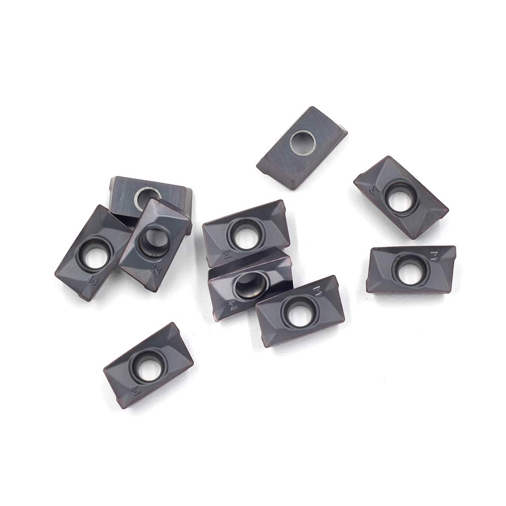 OSCARBIDE APKT1604 TiAIN Coated Carbide Milling Inserts 10Pcs