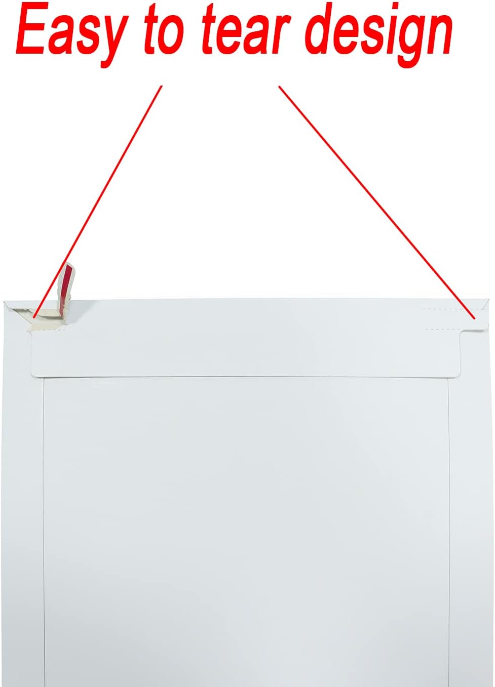 Rigid Mailers 30 Pack 9.25 x 11.75 inches White Self Seal Stay Flat Bulk Cardboard Kraft No Bend Mailers Peel and