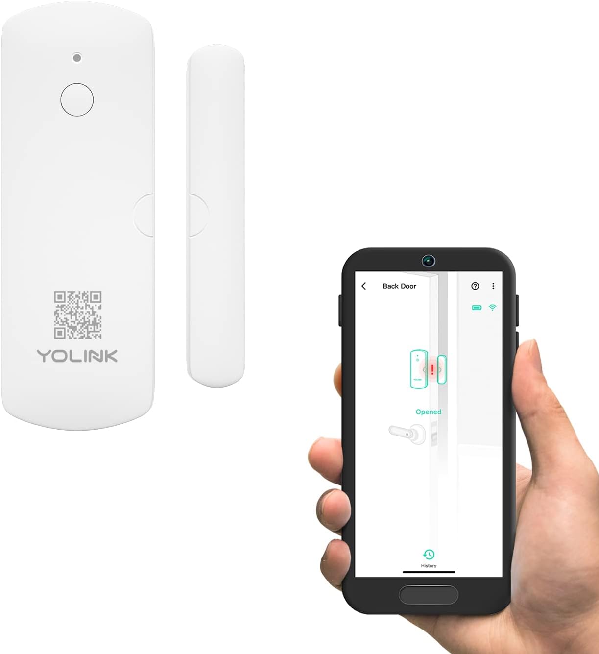 LoRa Smart Door & Window Sensor: Up to 1/4 Mile Open-Air Range, Door Left-Open Reminders, up to 5 Year Battery Life