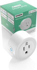 Matter Smart Plug,2.4GHz WiFi Only, Matter Hub Required (1 Pack) | Work with Apple Home, Siri, Google Home, Alexa &