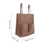 Housekeeping Cart Trash Bag Plastic and Cloth Coffee