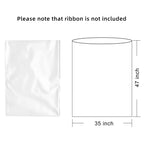 Extra Large Cellophane Bags for Gift Baskets 35x47 Inch 5Pcs