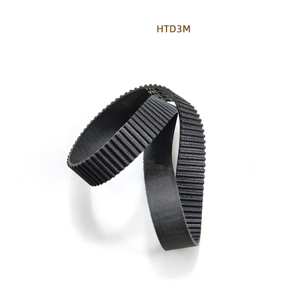 5PCS Arc HTD 3M Timing Belt Rubber Closed Loop Synchronous Pitch 3mm,9mm Width,3M177(Teeth59)