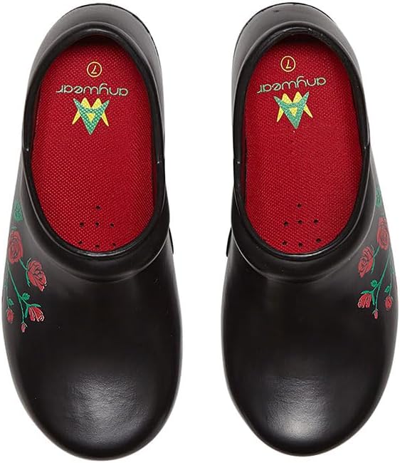 SR Angel Clogs, Nursing Shoes, Rose Bouquet, 11 Women/9 Men