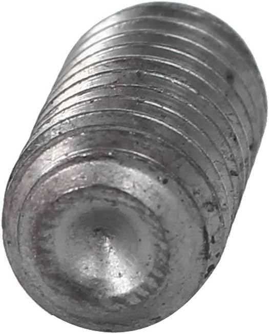 uxcell UNC 3/8"-16 x 3/4" Thread Count Cup Point Hexagon Socket Grub Screws Black 10 Pcs