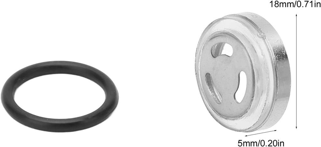 Brake Sight Glass, 4pcs 18mm Master Cylinder Sight Glass Lens