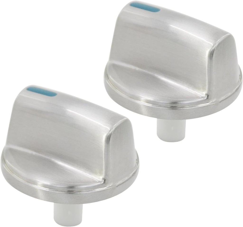 00654043 Cooktop Range Surface Burner Knob Gas Control Assembly Compatible with Bosch Stove Knob Replace 654043, 2693353, AP5325796, PS8731489, EAP8731489(2PCS)