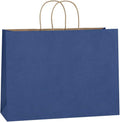 Kraft Paper Bags with Handles 16x6x12 Inch Large 100 Pack Bulk