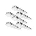 4ft LED Vapor Tight Light, 6 Pack, CCT Tunable, Motion Sensor