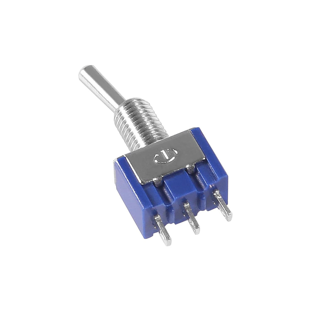 20pcs Micro Toggle Switch 3 Pin SPDT Touch 2 Position ON/ON Mini Miniature Toggle Switch AC 125V/6A