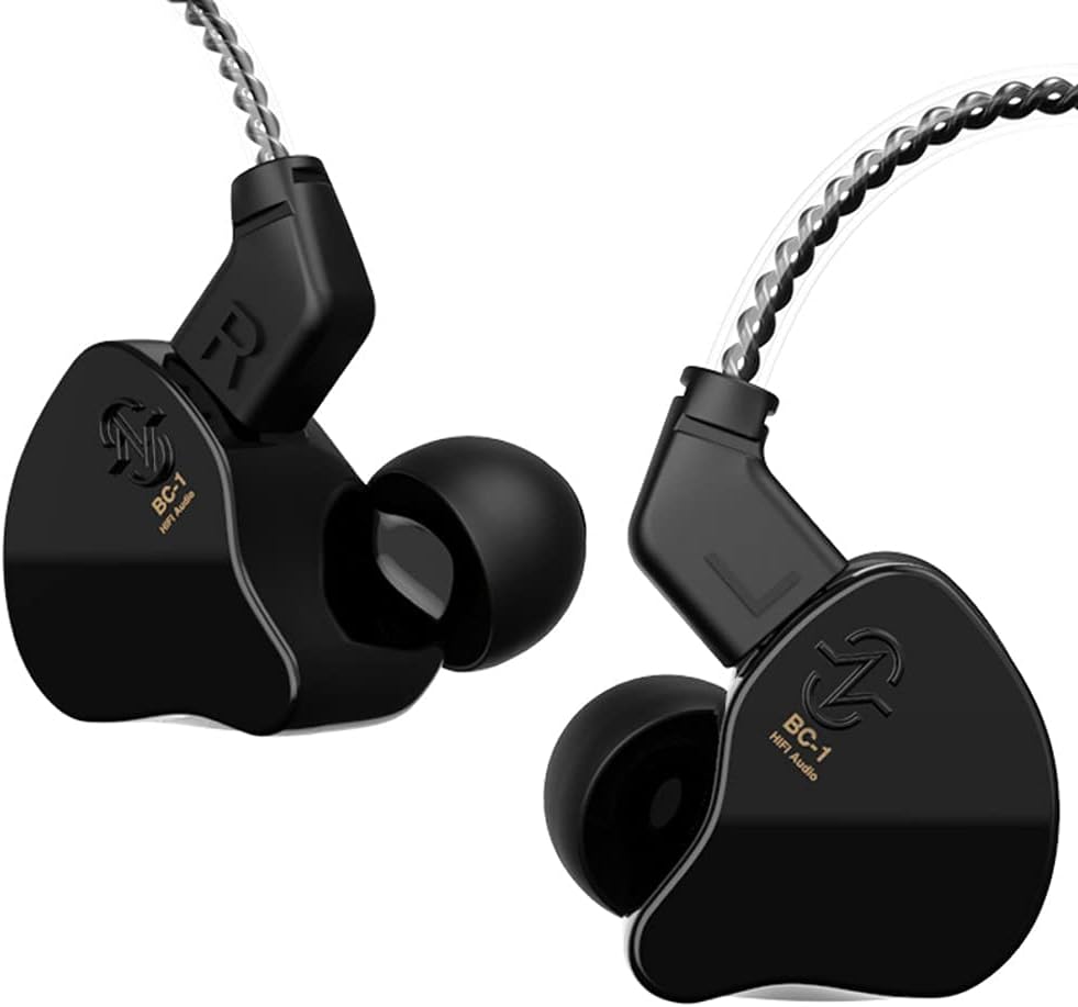 CCZ Melody in Ear Monitors Earphones Headphones Wired Earbuds Without Microphone IEM HiFi Bass with 1DD 1BA, Ear
