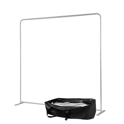 8x8 FT Double-Sided Tension Fabric Backdrop Stand | Portable Aluminum Frame for Trade Shows, Weddings & Events (Frame
