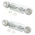 Compatible Double Burner for GENERAL ELECTRIC JGBP26WEA3WW JGBP26WEA4WW JGBP26WEA6WW JGBP26WEH1WW JGBS03PPA5WH Range's (2 PACK)
