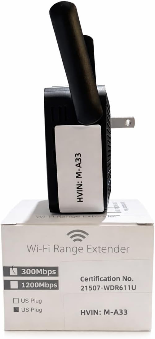 2025 WiFi Extender Booster – Covers 10,000 Sq.ft & 60 Devices, High-Speed Internet Repeater with Ethernet Port, Easy