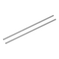uxcell 2 Pcs Linear Motion Rod Shaft Guide 8mm x 380mm (0.315" x 14.96") Case Hardened Steel Chrome Plated, Metric Linear Rail Rod for 3D Printer, CNC Machine