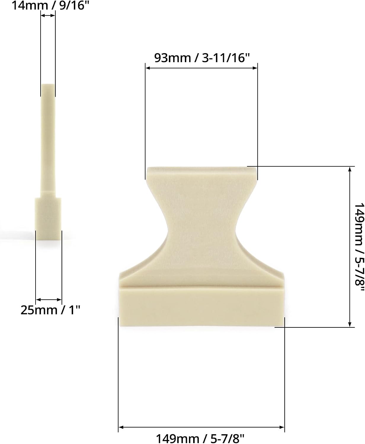 Tapping Block for Laminate and Wood Floor Installation, 2 Pack Floor Installation Tools, Woodworking Tapping Blocks