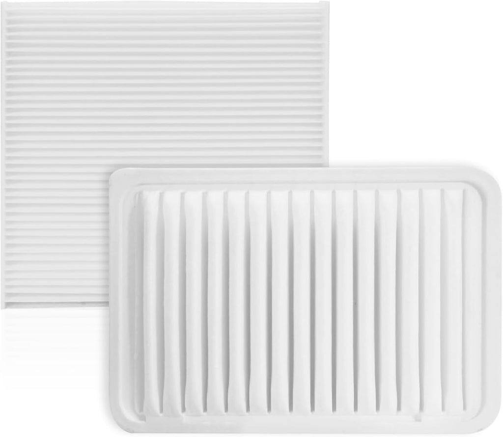 Engine & Cabin Air Filter Combo Set 87139-07010 17801-0H050 Compatible with Toyota 2007-2017 Camry 4