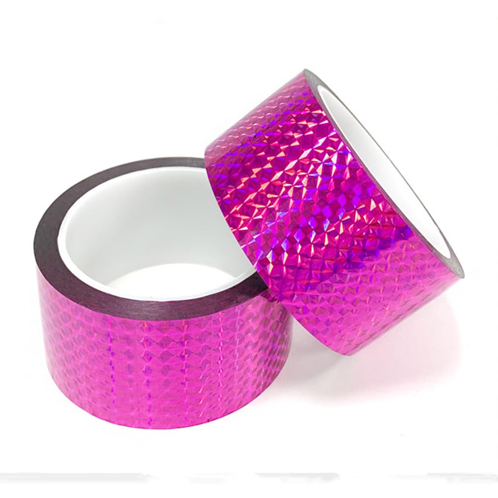 Self-Adhesive Holographic Reflective Tape Prism Tape Holographic Reflective Tape for Keep Birds Away, Craft Projects