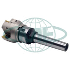 CME 2-1/2" 90° Indexable Face Mill w/ MT3 Arbor, TPG322 Inserts Included, 4 Flutes