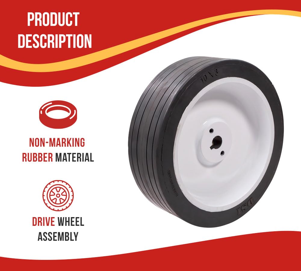 Genie 57998GT Non-Marking Scissor Lift Tire/Wheel Assembly - Fits GS-1330M