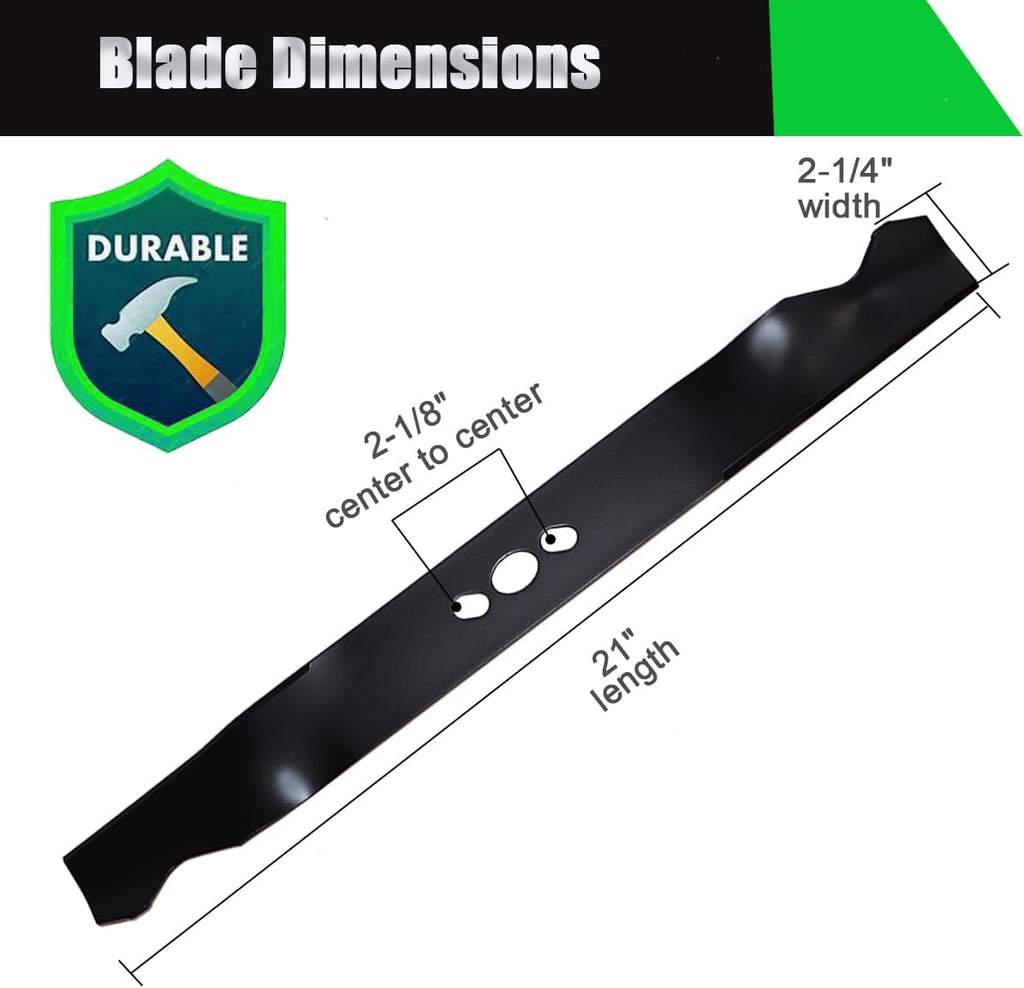 2105200317A 21 inch Mower Blade Compatible with Murray Hyper Tough Blackmax