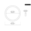 50 PK AS-224 Buna-N O-Ring, 70A 1-3/4" ID, 2" OD, 1/8" Width, Black