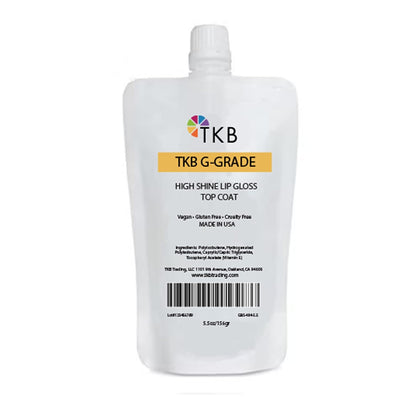 TKB High Shine Lip Gloss Top Coat (G-Grade)| Lip Oil, High Shine, Ready To Wear Clear Lip Gloss, DIY Lip Gloss