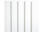82.5" x 3.5" White PVC Vertical Blind Replacement Slats Curved Smooth (5 Pack)