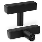 30 Pack Matte Black Kitchen Cabinet Knobs, 2" Length Drawer Handles