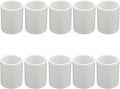 10 Pcs 3/4 Inch PVC Pipe Coupling