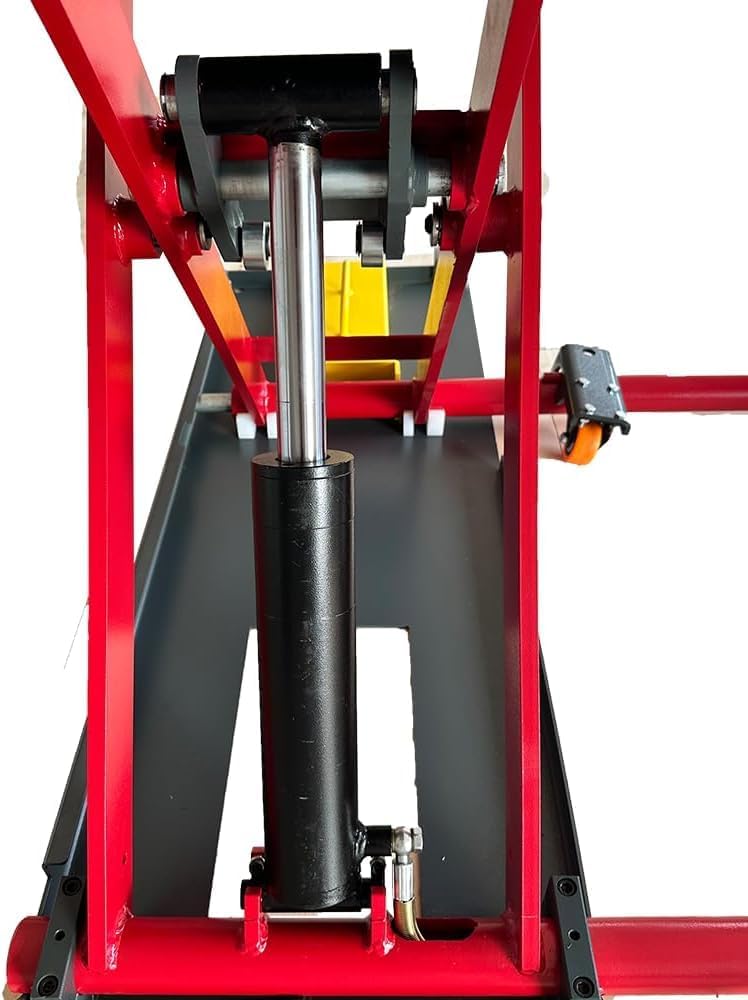 Portable Car Lift Mid Rise Scissor Lift 7000lbs Lifting Capacity Max. Lifting Height 39" (More Easy to Access)