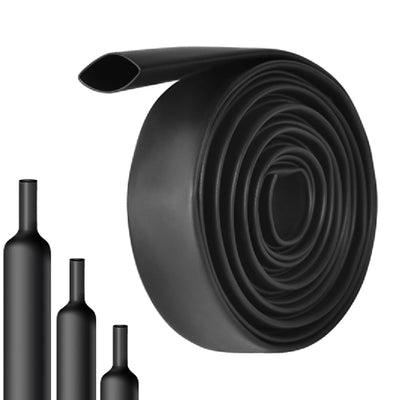 3/16 Inch 20Ft 3:1 Waterproof Heat Shrink Tubing,Marine Grade Shrink Wrap,Wire Shrink Wrap Tubing,Industrial