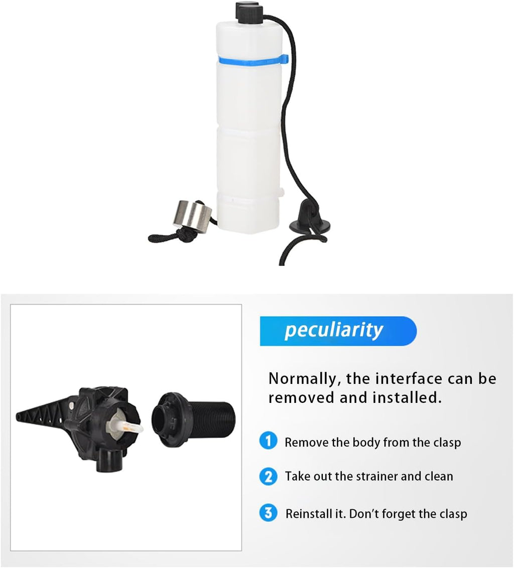 1‘’Tankbuddy Valve High Flow Large Water Discharge Float Valve Double Water Level and Adjustable Water Level (1 Inch(TB25))