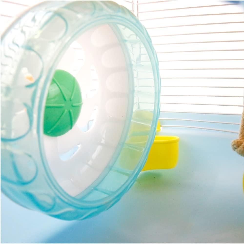 PETZHUBO Hamster Cage Small Animal Cage 3 Layers Cage Size：14.17"(W) X10.63(L) X16.73 (H) Suitable for Hamsters up to