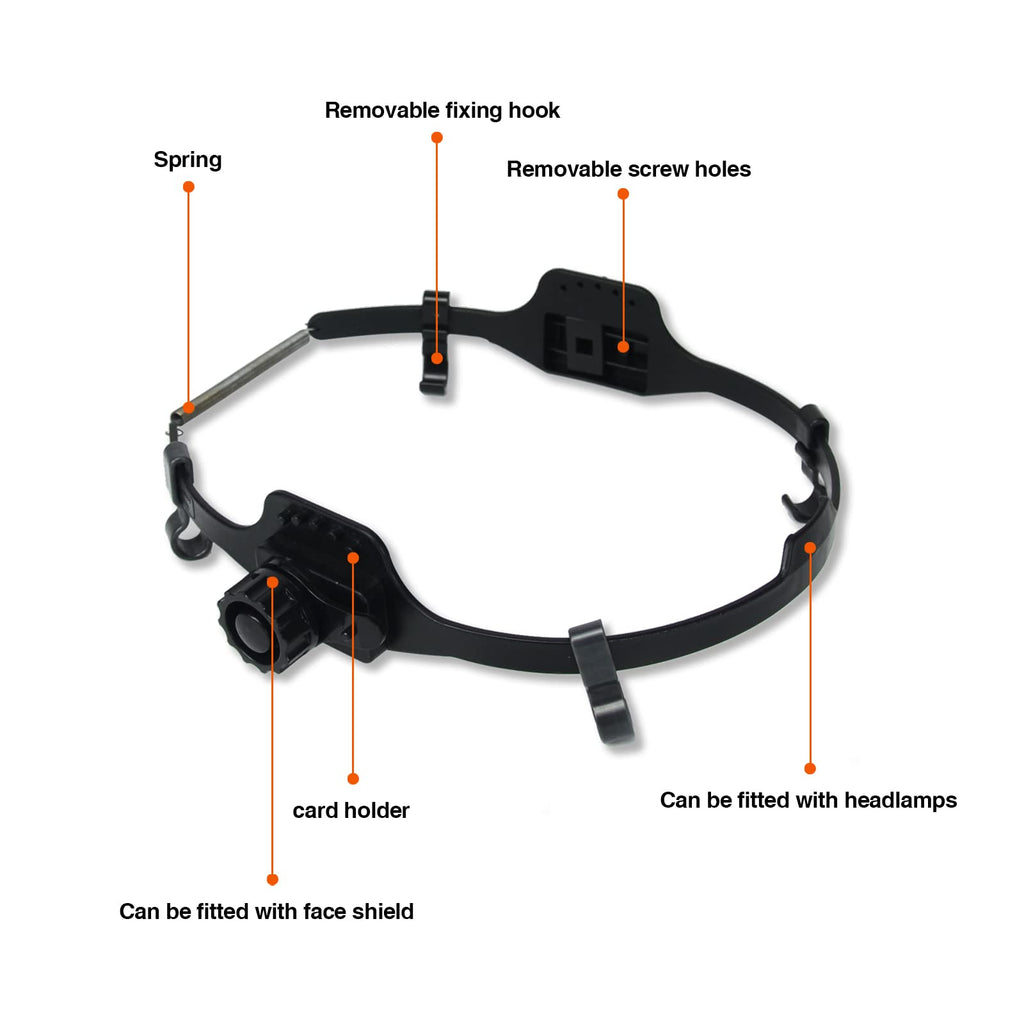 Welding Hood Hard Hat Adapter for Universal Welding Helmets Mask