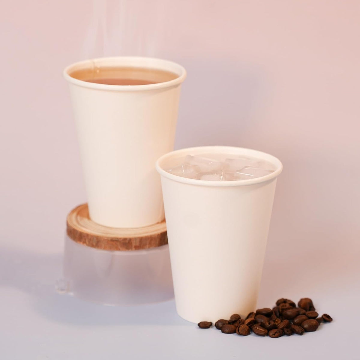 Disposable Paper Coffee Cups 12 oz 300 Count Hot Paper Cups