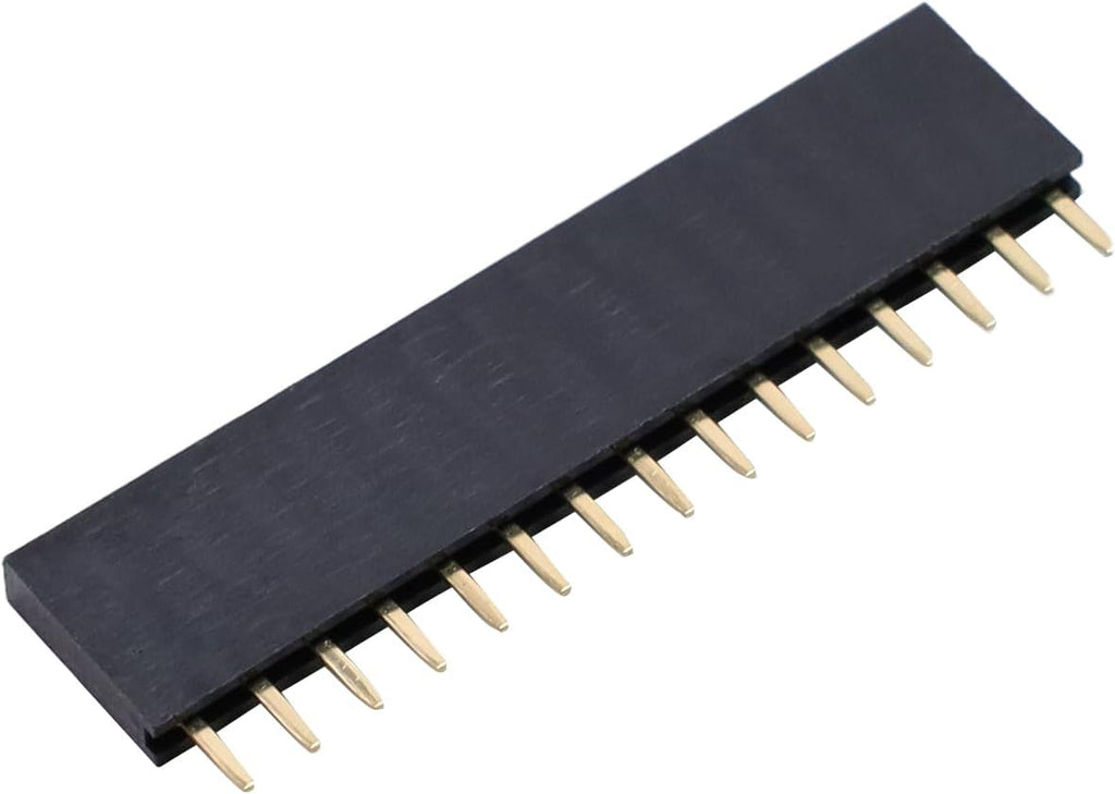 Female PCB Header 40Pcs 15Way 2.54mm Pitch Connector