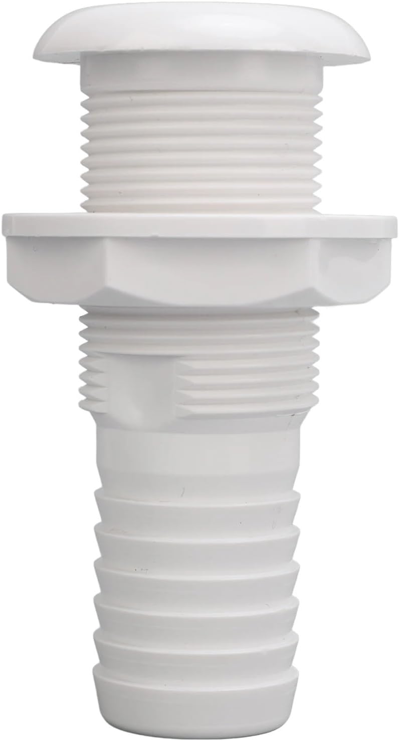 29mm Boat Through-Hull Connector, High Efficiency Bilge Pump Drain Outlet for Yachts & RV