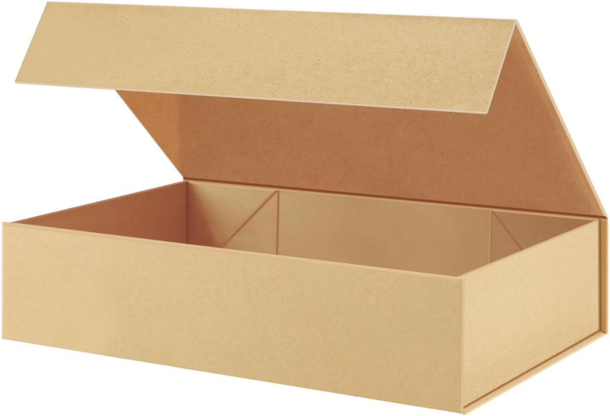 Extra Large Kraft Gift Box Magnetic Lid 17.5x11.3x4.3in