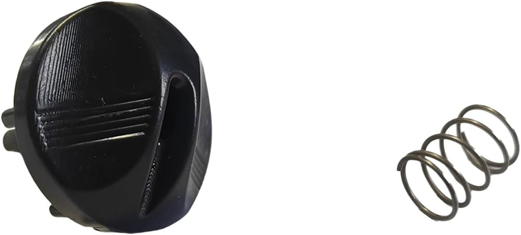1-Pack Black Control Dial Knob Compatible with Honeywell Water Heater Gas Valve,w/Spring. Plastic Control Dial Knob Replacement parts for Water heater,Fit for WV8840B,WV8840A,WV8840B1110 And More