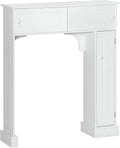 Over The Toilet Bathroom Cabinet Storage Cabinet White | Freestanding Toilet Rack, Bathroom Storage Organizer