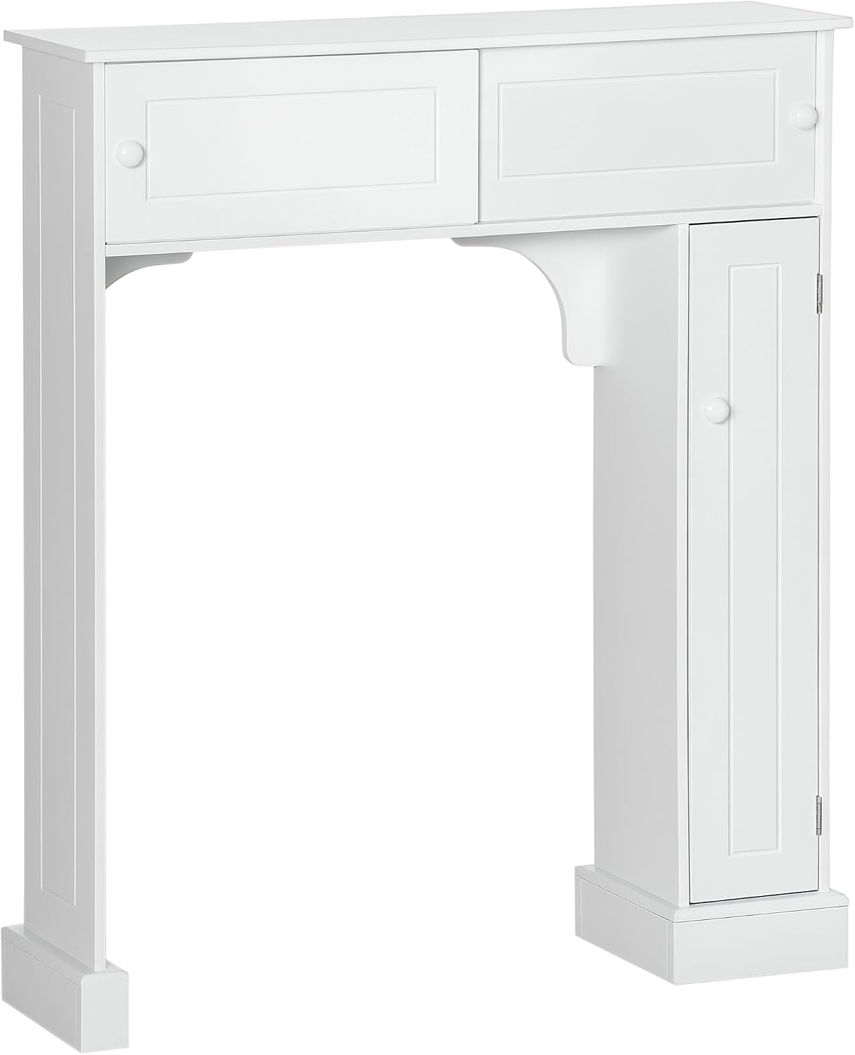 Over The Toilet Bathroom Cabinet Storage Cabinet White | Freestanding Toilet Rack, Bathroom Storage Organizer