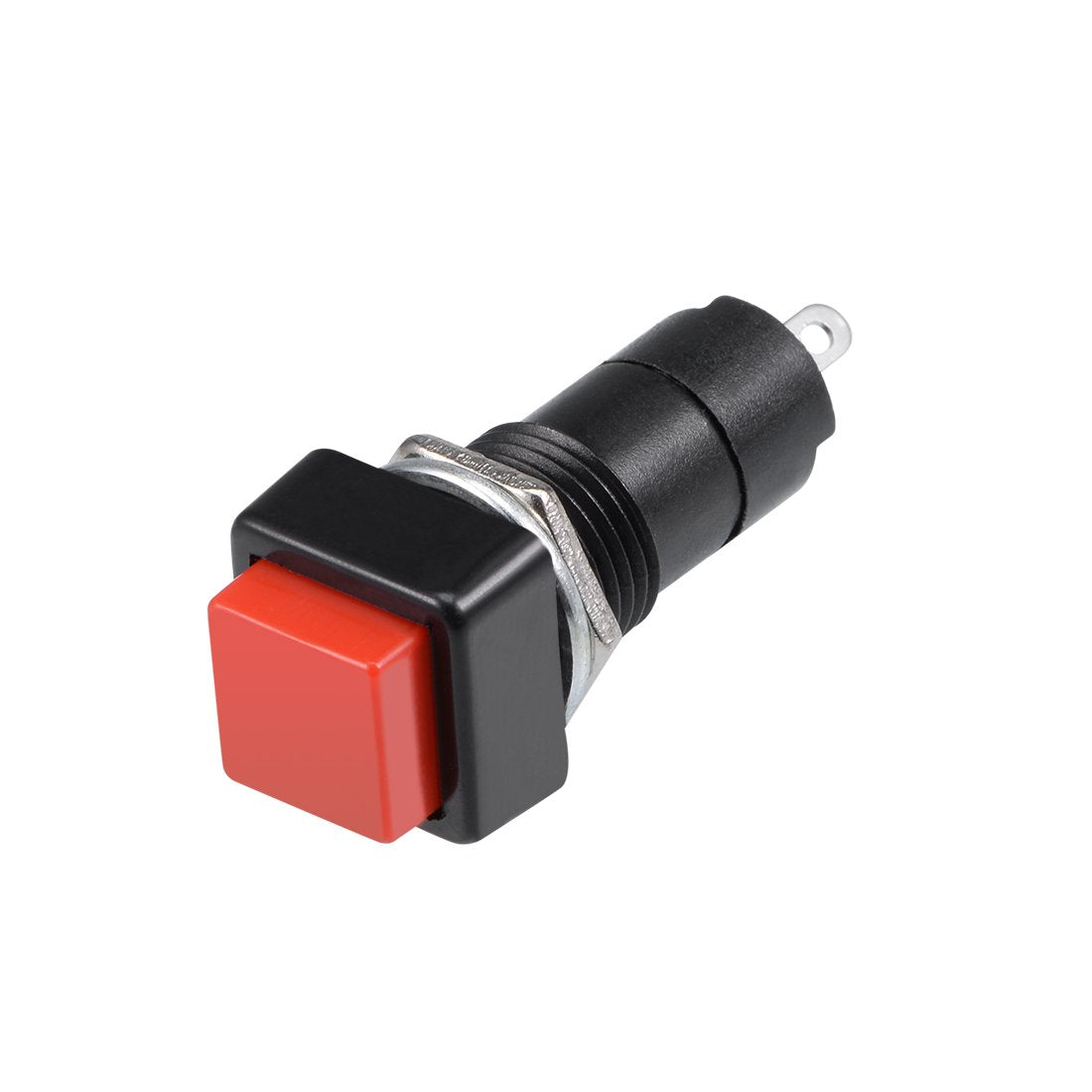 uxcell 10Pcs,12mm Red Momentary Push Button Switch Square Flat Button SPST NO