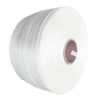 3609 ft Braided Woven Cord Strapping Roll, 1/2”Wide, 2300 lb Break Strength, Thicker Flat Rope, Winter
