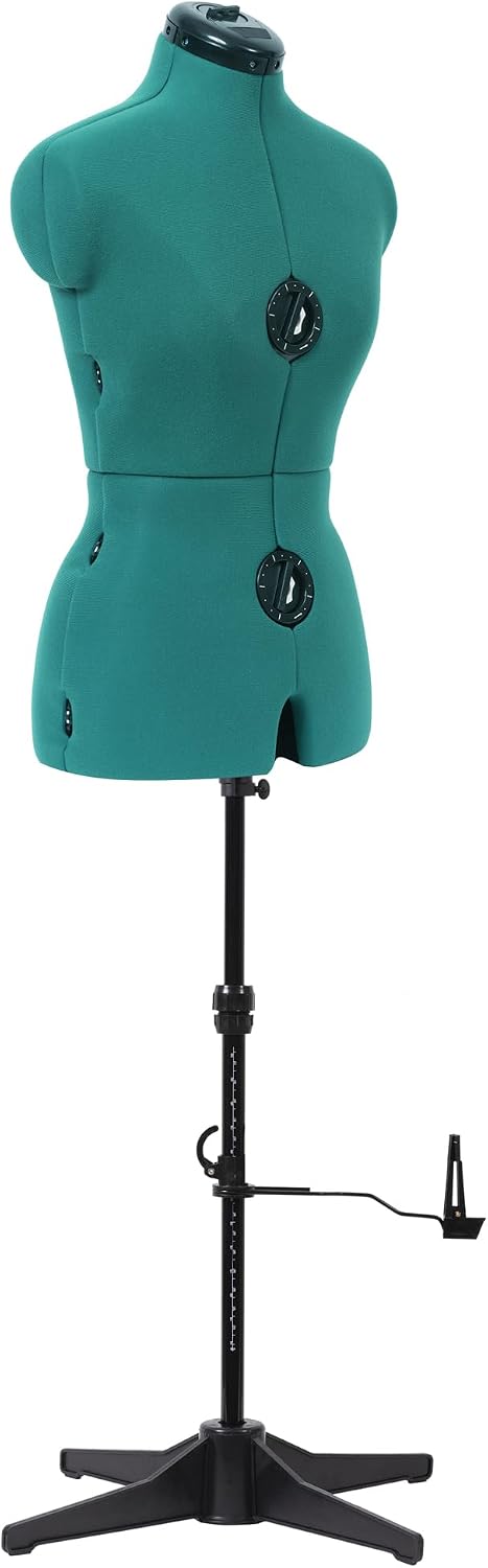 Sew You Adjustable Dress Form, Small/Medium Sizes, US 4-12 | Female Clothing Mannequin for Sewing, Fitting, and Draping