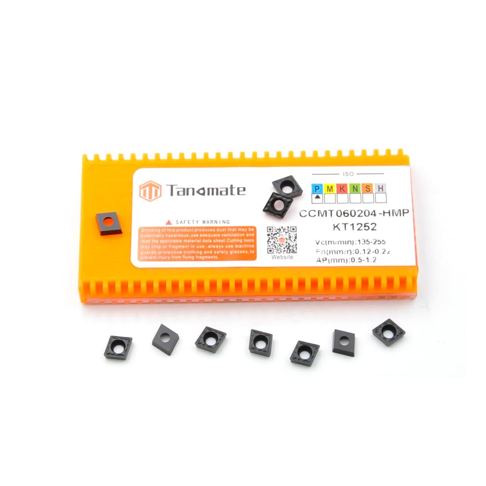 Turning Inserts CCMT21.51(CCMT060204) for Steel Semi-Finish 10 Pcs