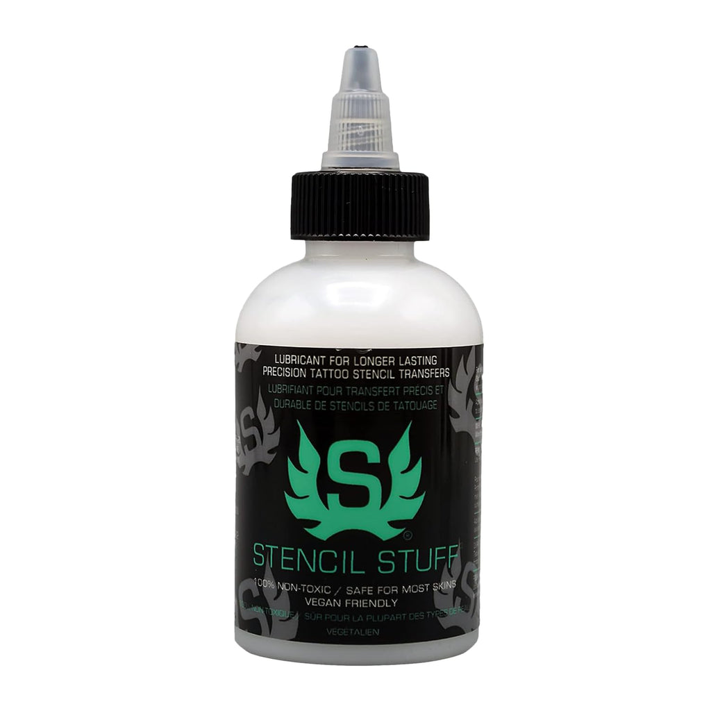 Tattoo Stencil Transfer Gel – 4oz Tattoo Stencil Transfer Solution – Vegan-Friendly Stencil Gel – Fast-Drying and