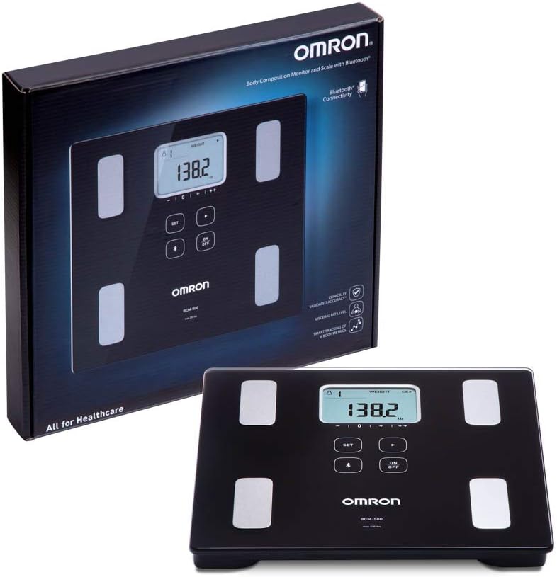 Body Composition Monitor and Scale - Track Muscle Mass Loss/Gain, Weight, Visceral Fat, BMI - Use OMRON Connect App