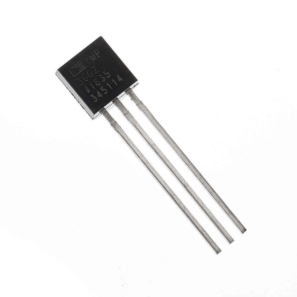 Bridgold 5pcs TMP36GT9Z TMP36 36GT Low Voltage Temperature Sensors,3-Pin.